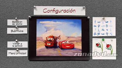 menú Cars Blu-ray - 1