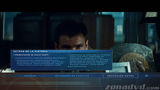 menú Blade Runner Montaje Final - Edición Especial Blu-ray - 4