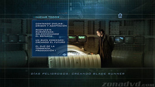 menú Blade Runner Montaje Final - Edición Especial Blu-ray - 6