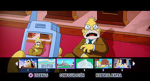 menú Los Simpson, La Película Blu-ray - 3