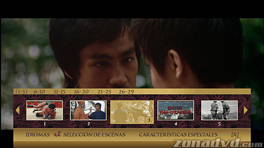 menú Operación Dragón Blu-ray - 3