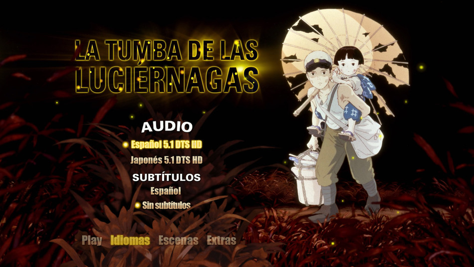 menú La Tumba de las Luciérnagas Blu-ray - 3