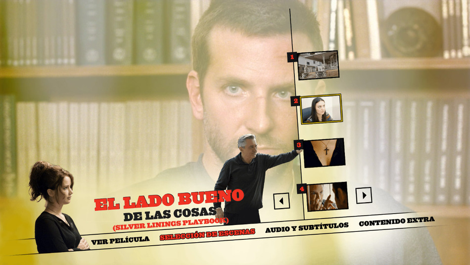 menú El Lado Bueno de las Cosas Blu-ray - 3