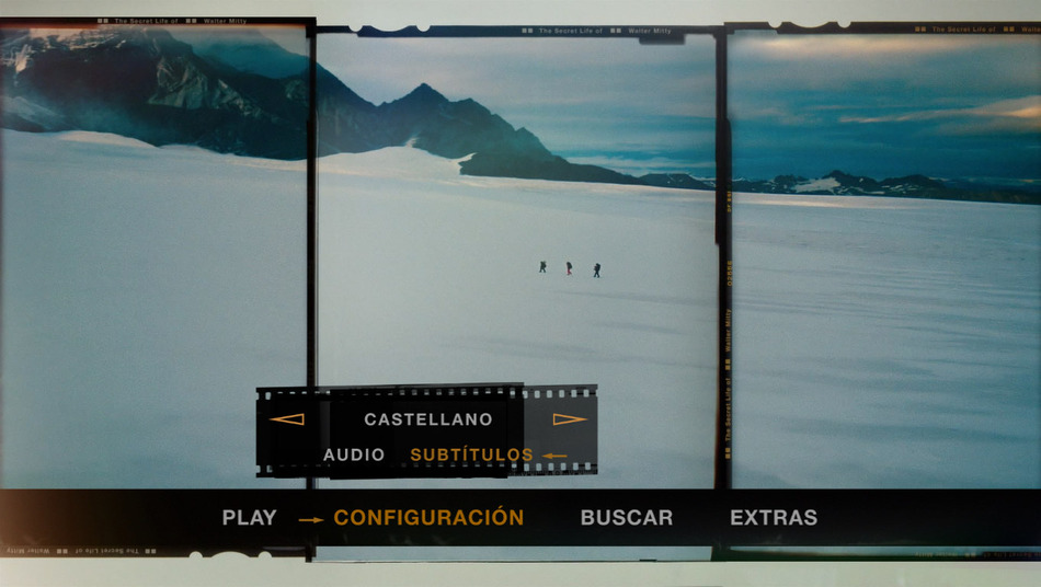 menú La Vida Secreta de Walter Mitty Blu-ray - 1