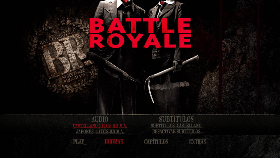 menú Battle Royale - Edición Especial Blu-ray - 2