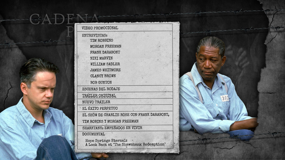 menú Cadena Perpetua - Edición Definitiva Blu-ray - 4