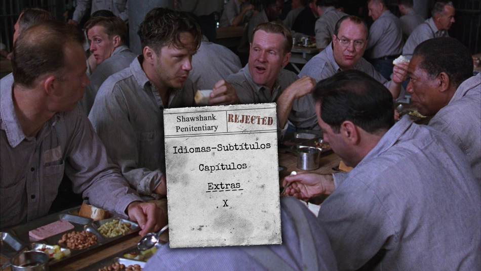 menú Cadena Perpetua - Edición Definitiva Blu-ray - 5