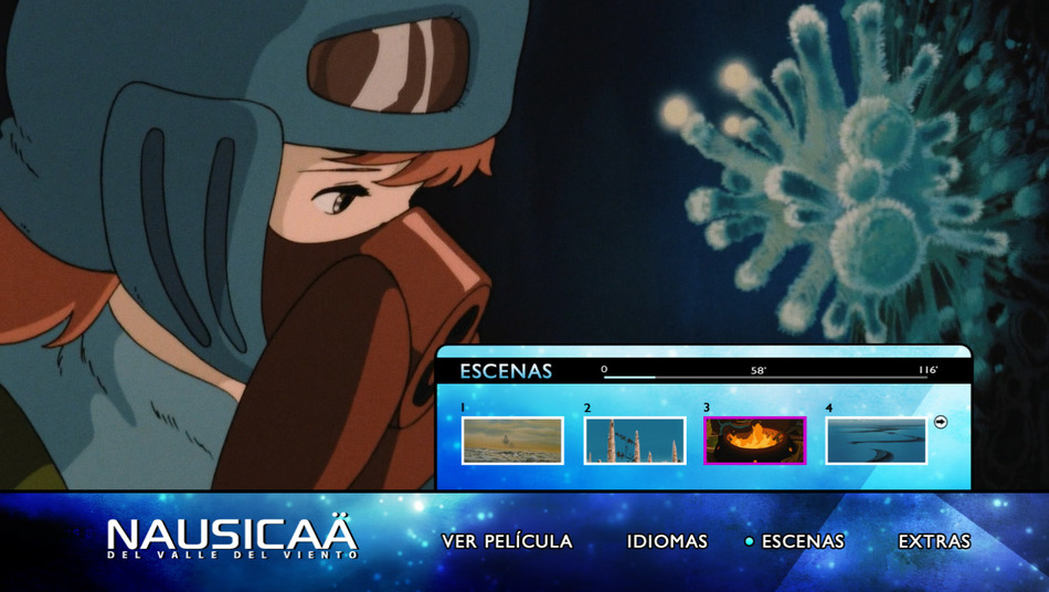 menú Nausicaä del Valle del Viento - Edición Deluxe Blu-ray - 4