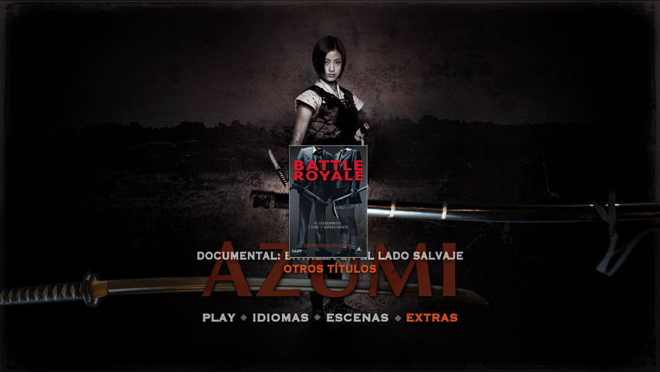 menú Azumi Blu-ray - 5