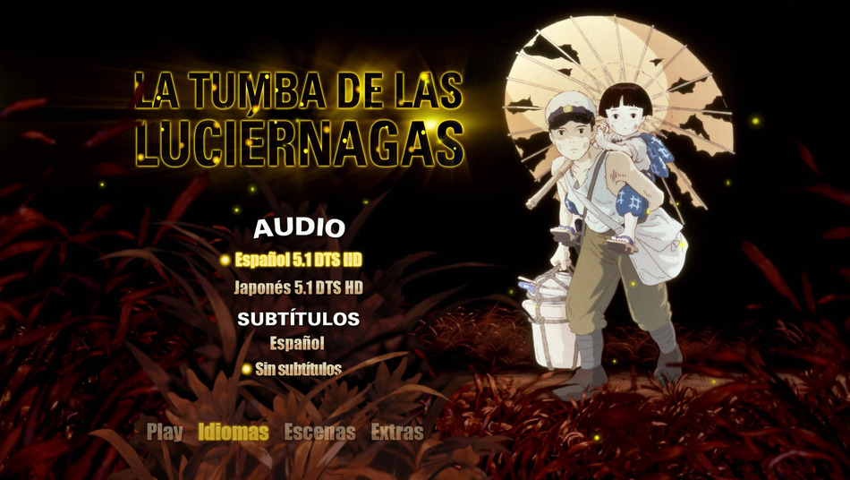 menú La Tumba de las Luciérnagas - Edición Coleccionista Blu-ray - 3