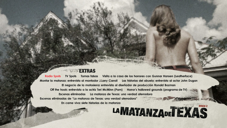 menú La Matanza de Texas - Edición 40º Aniversario Blu-ray - 6