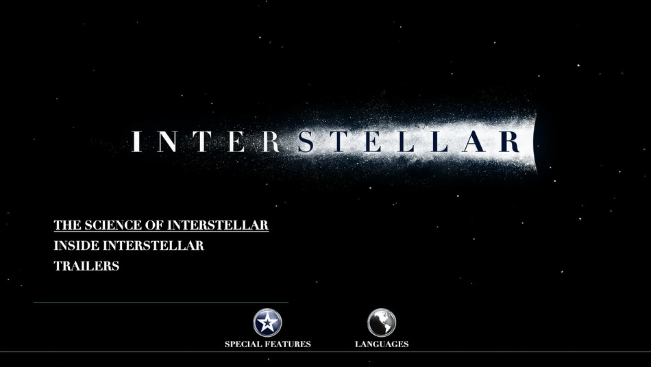 menú Interstellar Blu-ray - 5