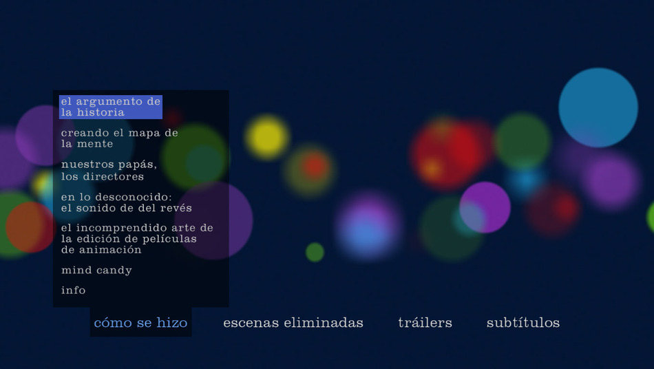 menú Del Revés (Inside Out) Blu-ray - 7