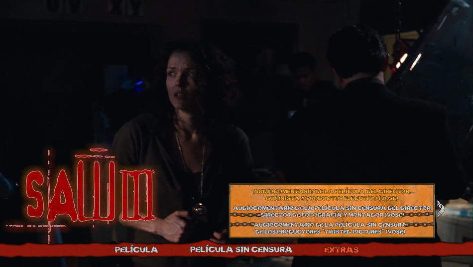 menú Saw III - Edición Extrema Blu-ray - 2