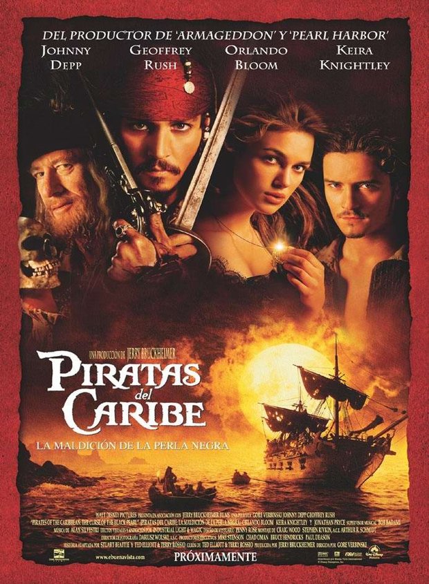 Póster de la película Piratas del Caribe: La Maldición de la Perla Negra