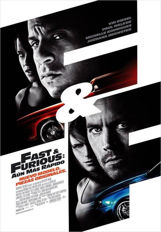 Póster de la película Fast and Furious. Aún más Rápido