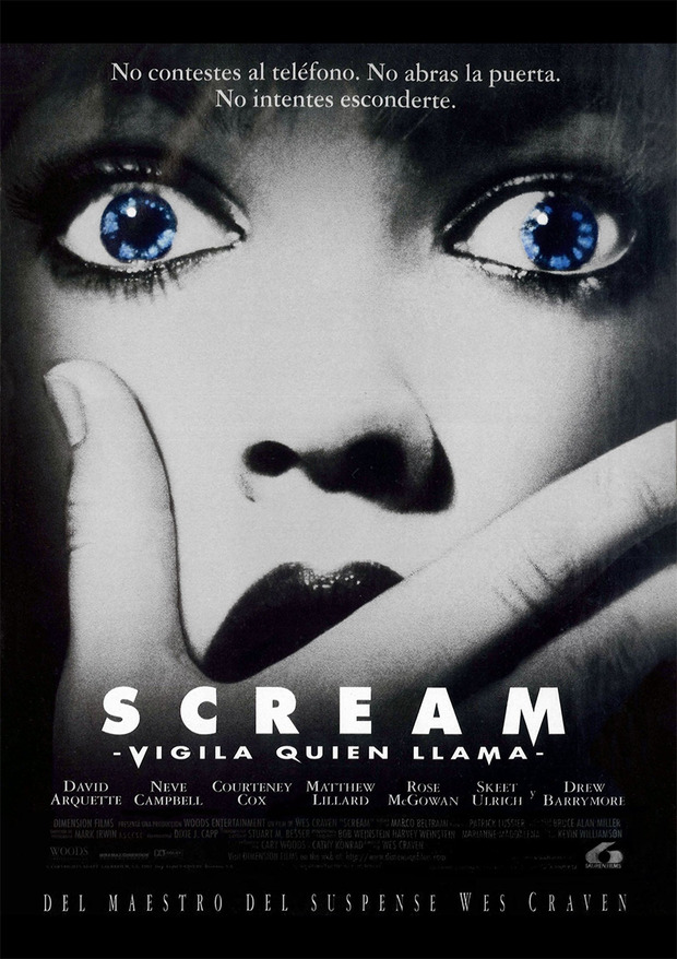 Póster de la película Scream. Vigila Quién Llama