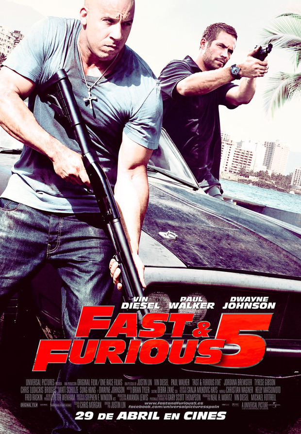 Póster de la película Fast and Furious 5