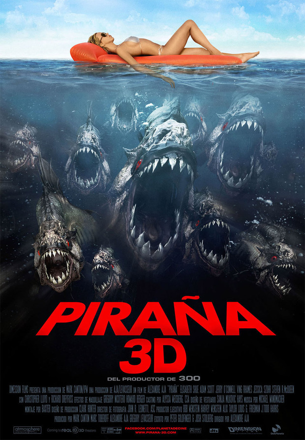 Póster de la película Piraña 3D