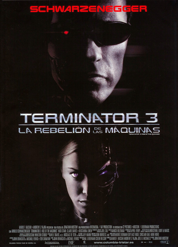 Póster de la película Terminator 3: La Rebelión de las Máquinas