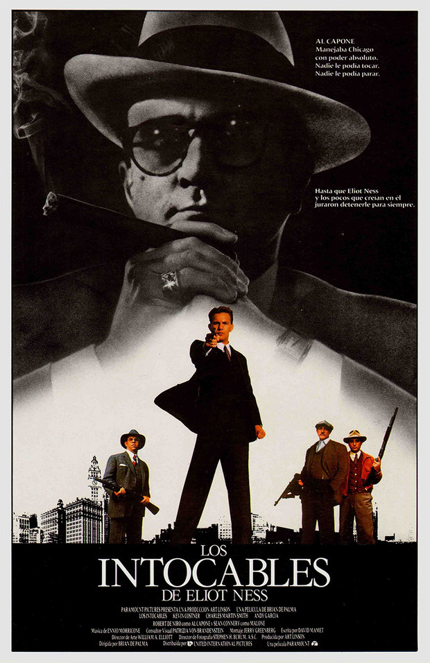 Póster de la película Los Intocables de Eliot Ness