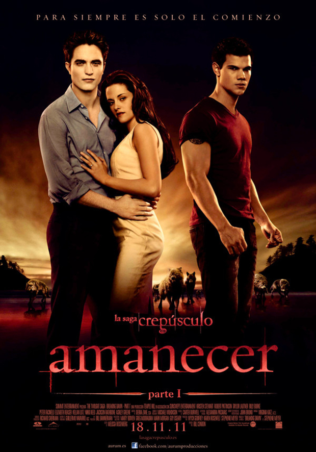 Póster de la película Crepúsculo: Amanecer - Parte 1