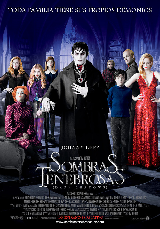 Póster de la película Sombras Tenebrosas (Dark Shadows)