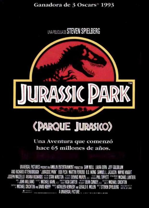 Póster de la película Jurassic Park (Parque Jurásico)
