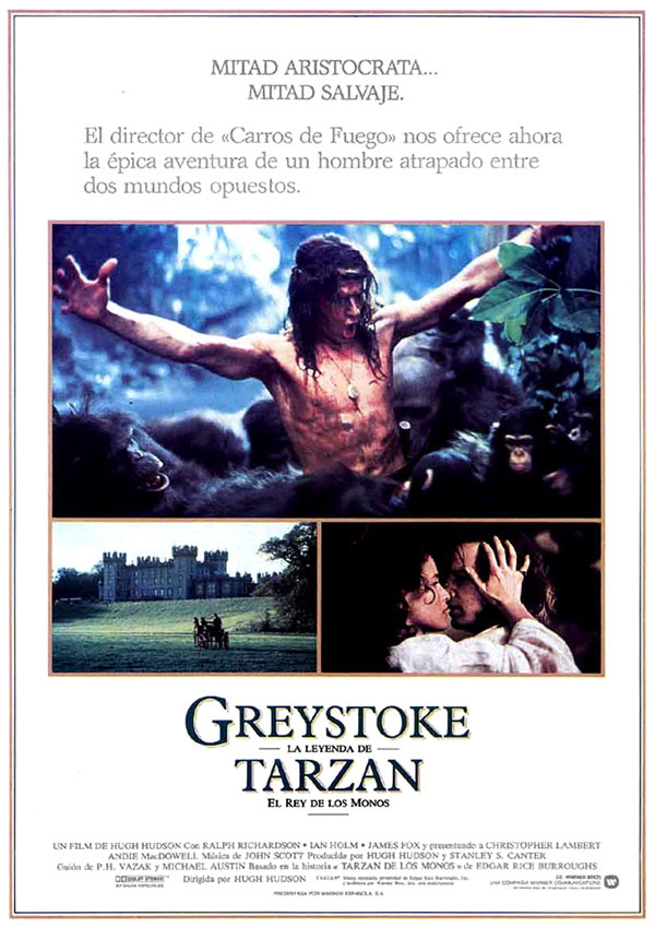 Póster de la película Greystoke: La Leyenda de Tarzán, El Rey de los Monos