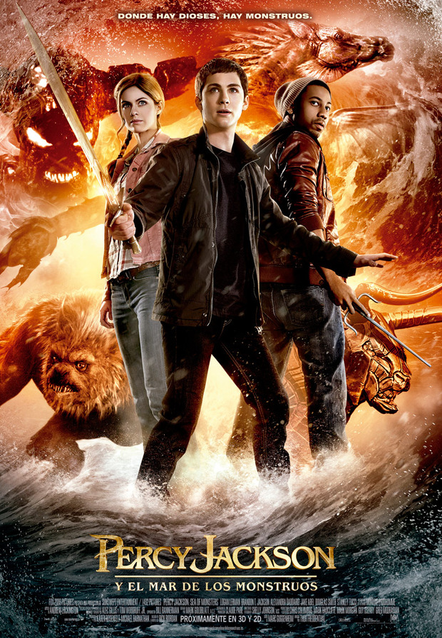 Póster de la película Percy Jackson y el Mar de los Monstruos