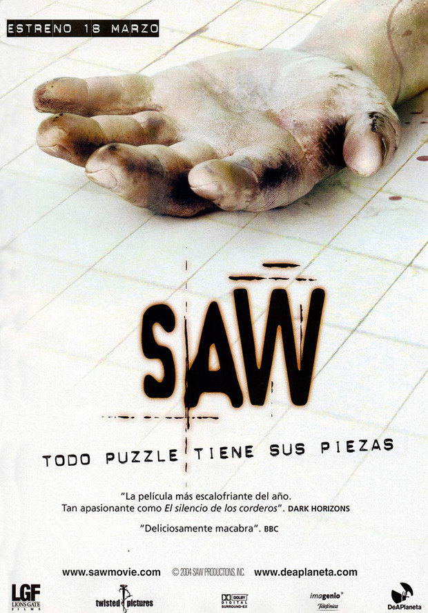 Póster de la película Saw