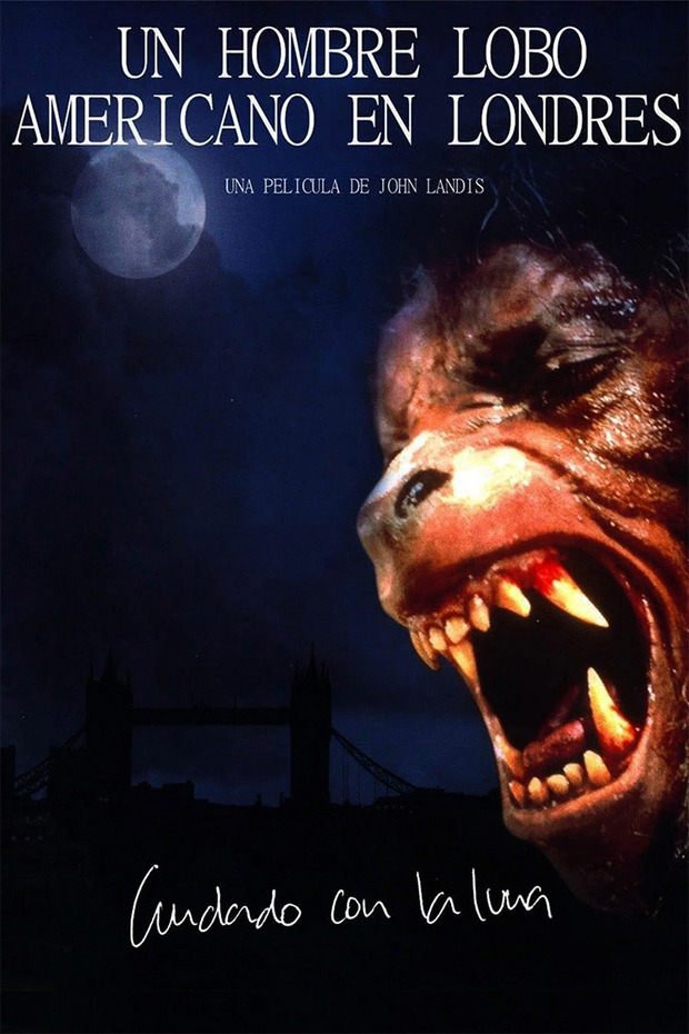 Póster de la película Un Hombre Lobo Americano en Londres