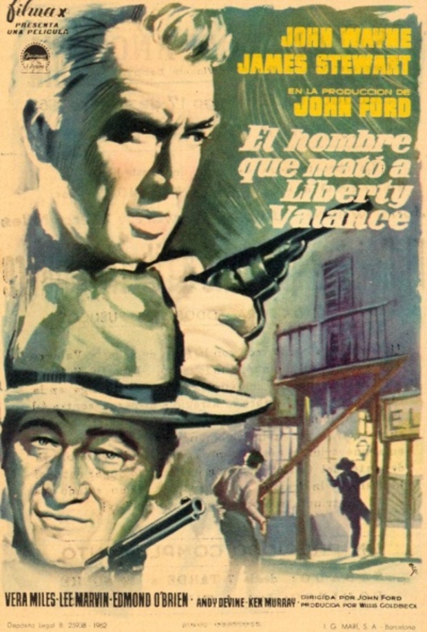 Póster de la película El Hombre que mató a Liberty Valance