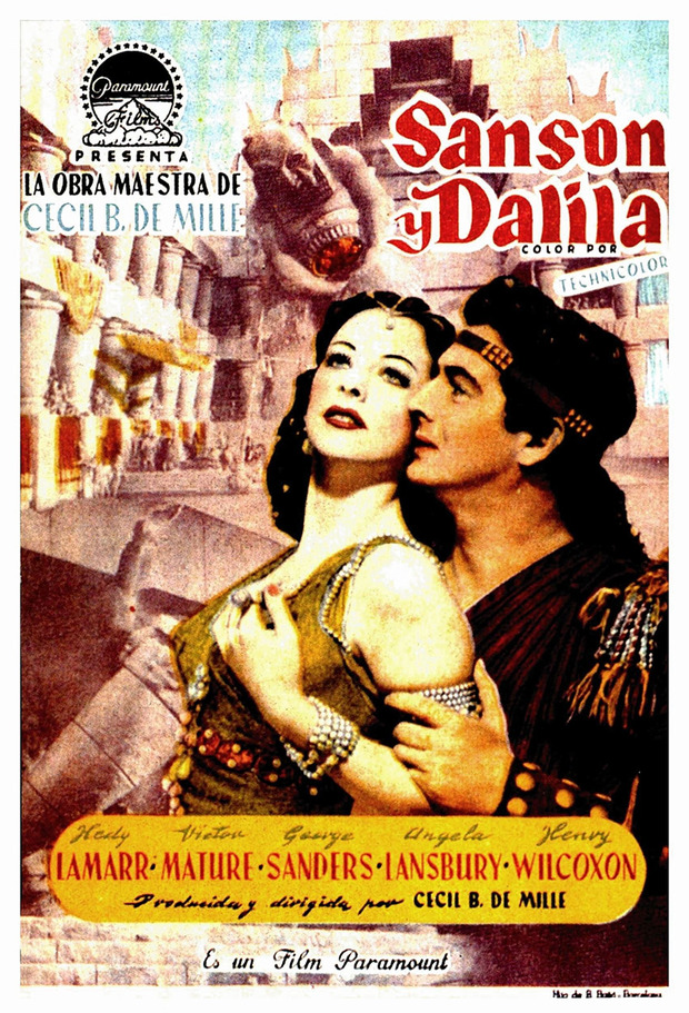 Póster de la película Sansón y Dalila