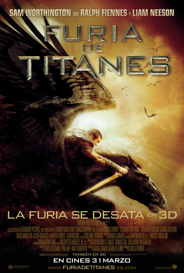 Póster de la película Furia de Titanes