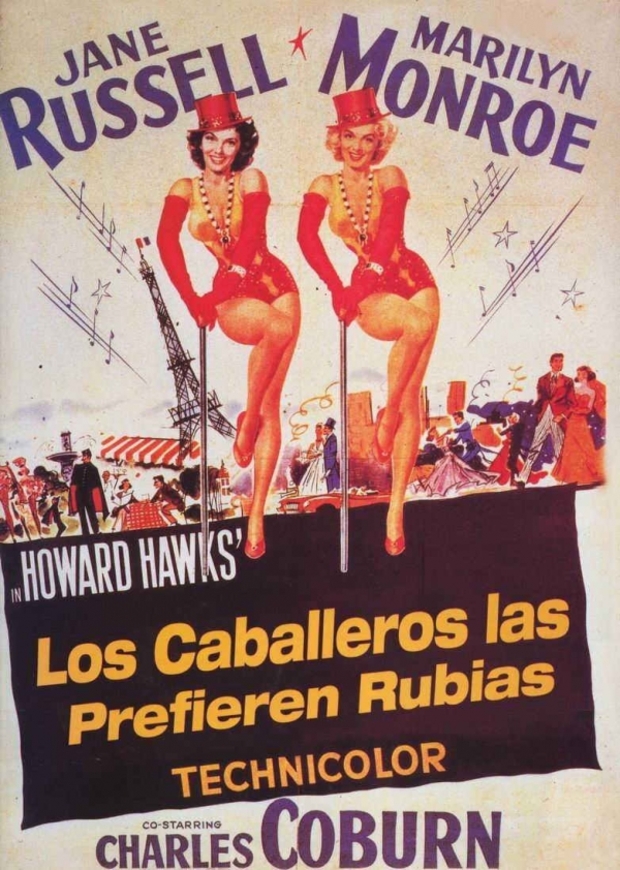 Póster de la película Los Caballeros las Prefieren Rubias