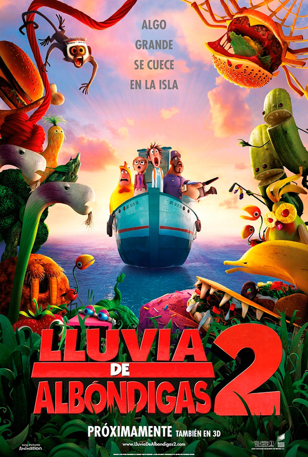 Póster de la película Lluvia de Albóndigas 2