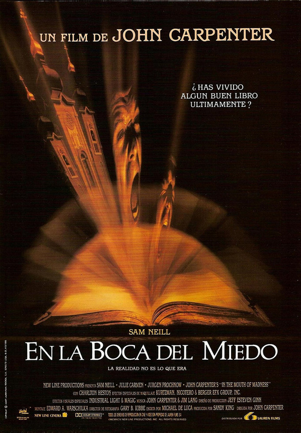 Póster de la película En la Boca del Miedo