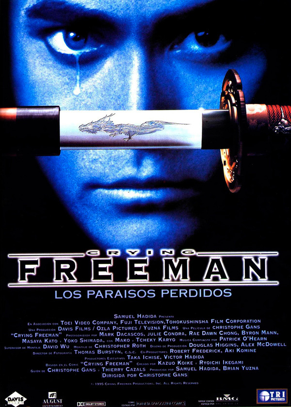 Póster de la película Crying Freeman. Los Paraísos Perdidos