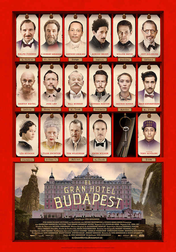 Póster de la película El Gran Hotel Budapest