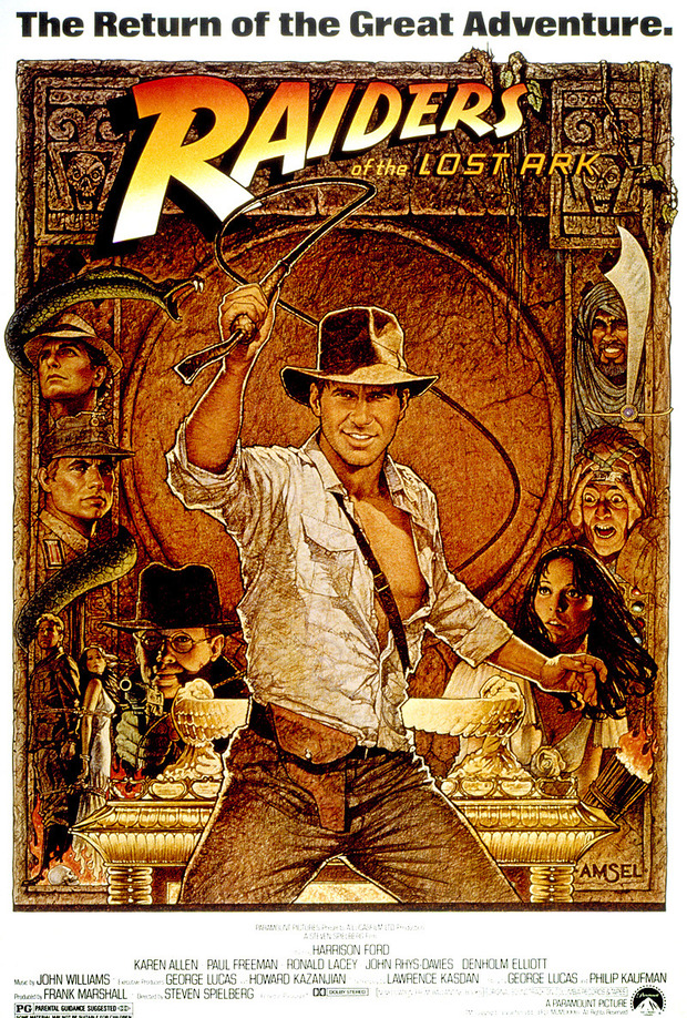 Póster de la película Indiana Jones en Busca del Arca Perdida
