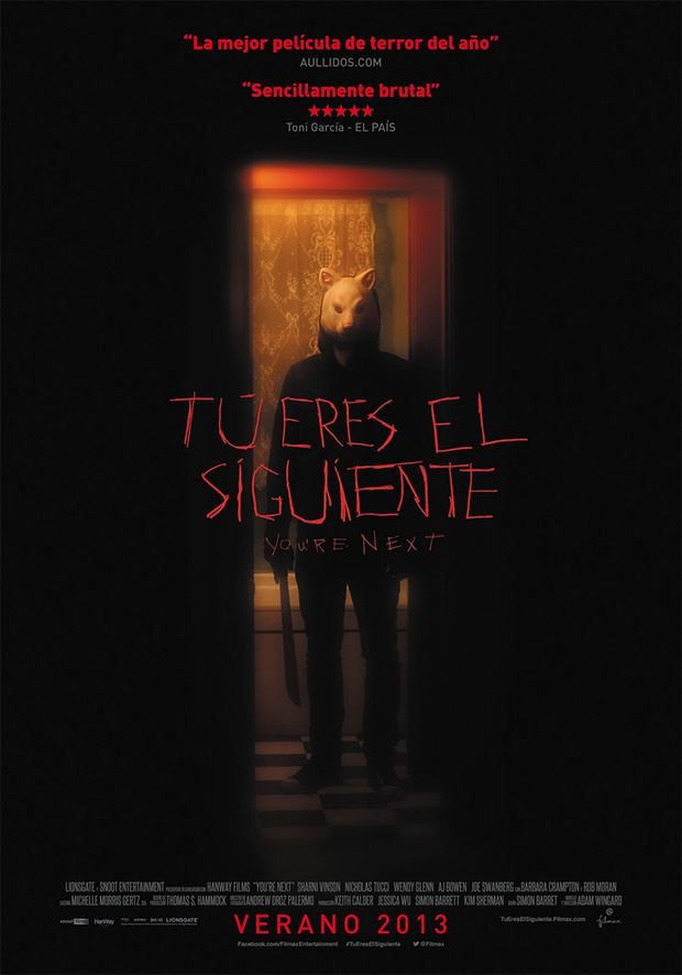 Póster de la película Tú eres el Siguiente