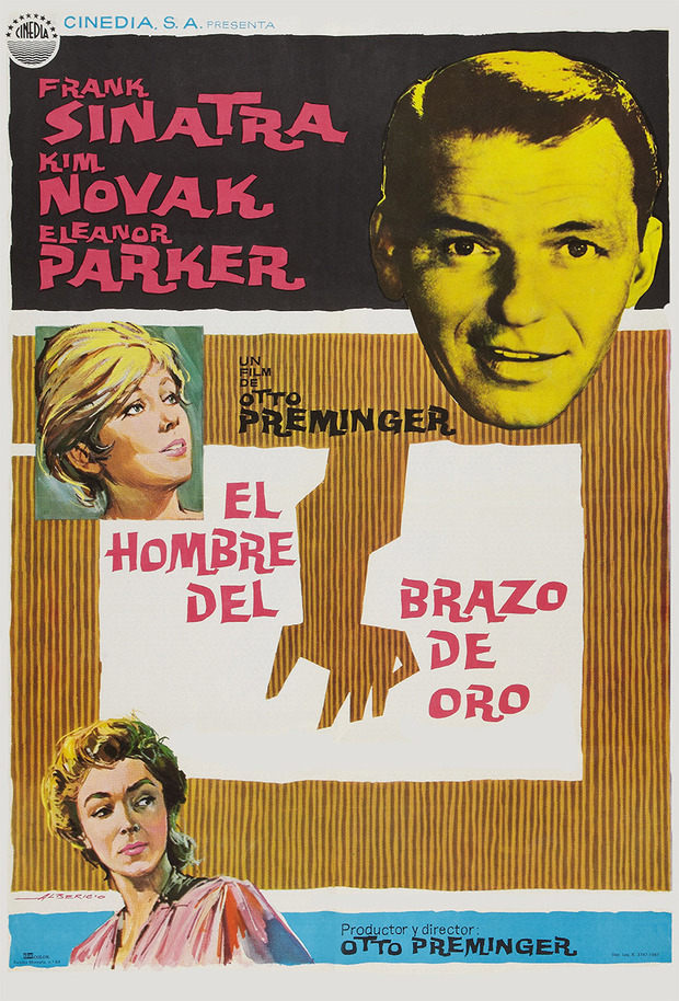 Póster de la película El Hombre del Brazo de Oro