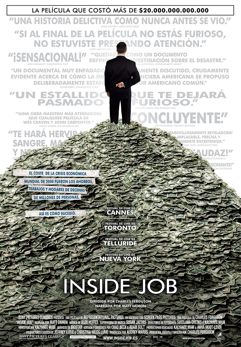 Película Inside Job (2010)