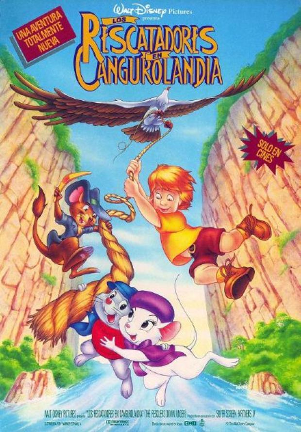 Póster de la película Los Rescatadores en Cangurolandia