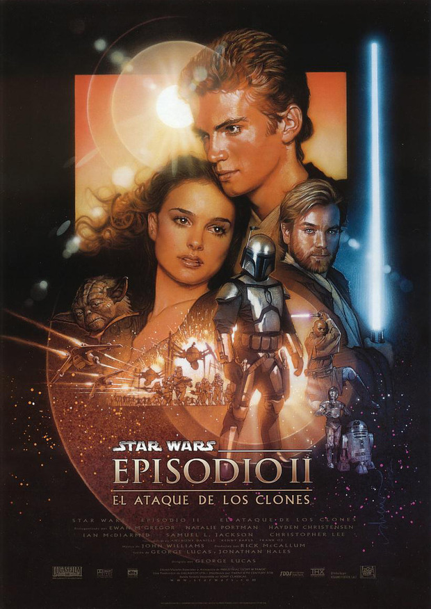 Póster de la película Star Wars Episodio II: El Ataque de los Clones