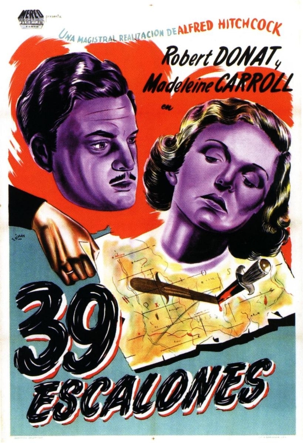 Póster de la película 39 Escalones