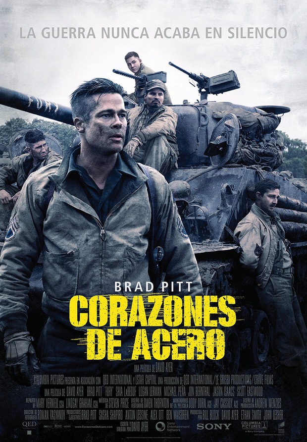 Póster de la película Corazones de Acero