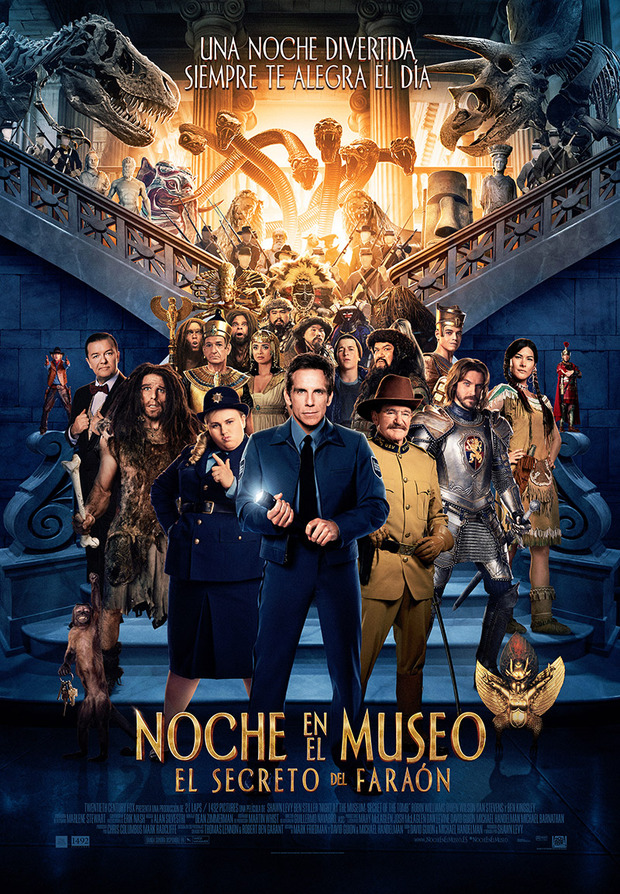 Póster de la película Noche en el Museo: El Secreto del Faraón