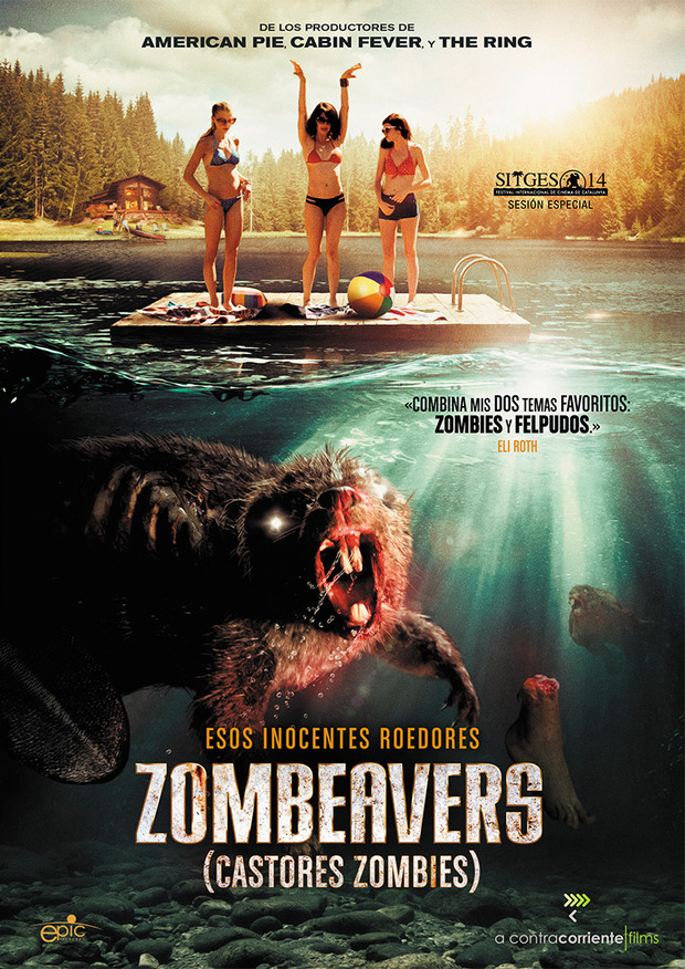 Póster de la película Zombeavers (Castores Zombies)